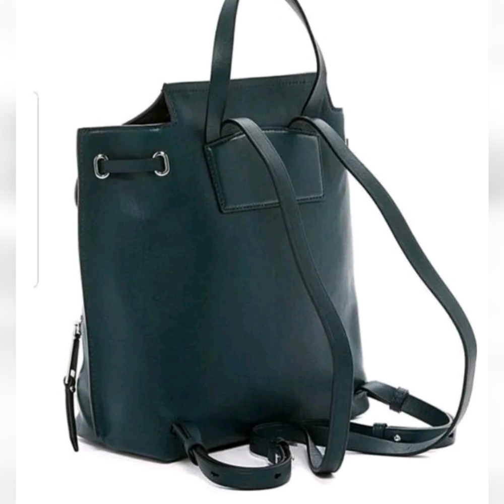 Marc Jacobs Medium Leather Zip Backpack Cypress T… - image 2